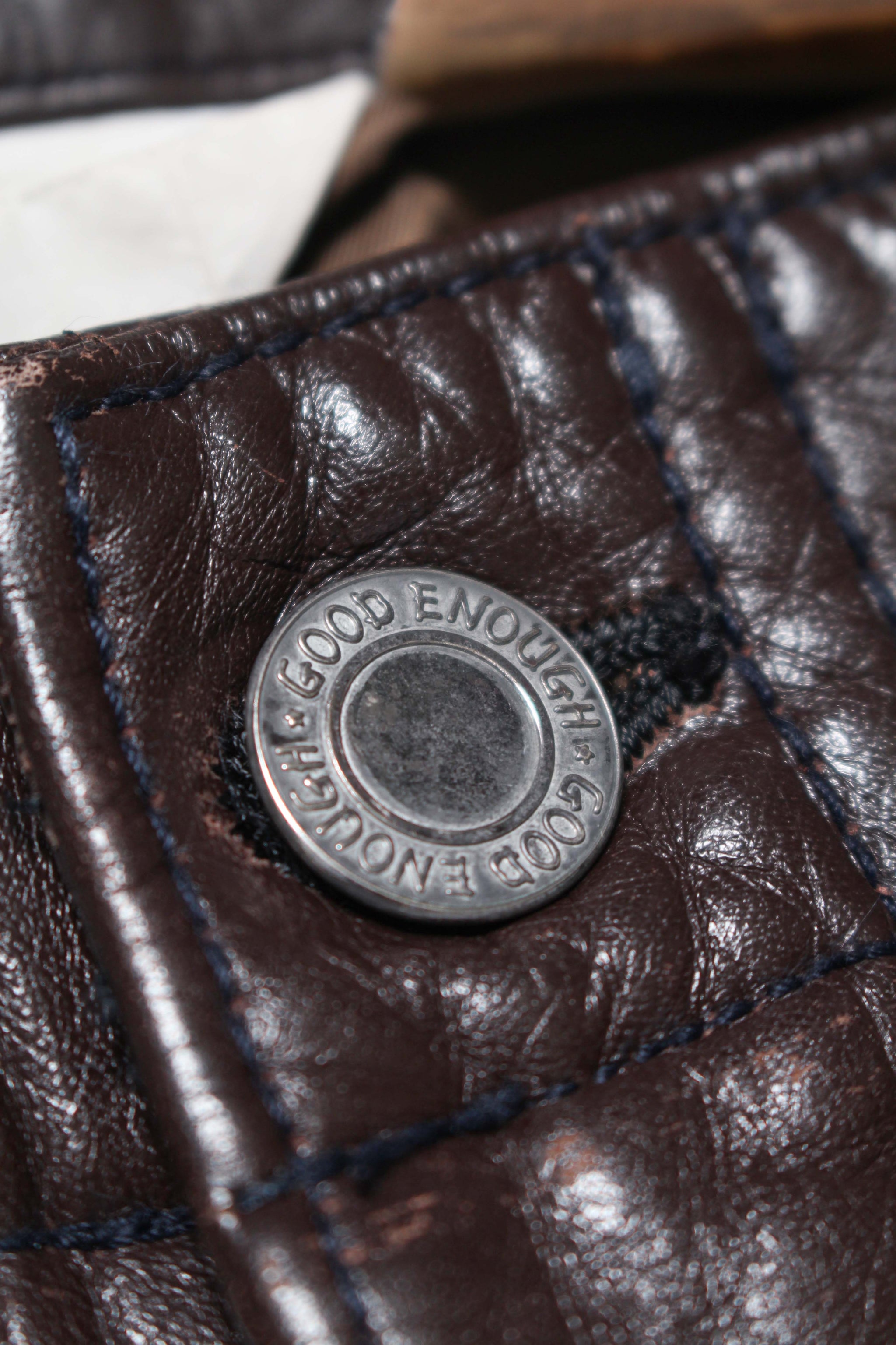 GOODENOUGH LEATHER & DENIM BAKER PANTS '92 – C30 - BOW WOW