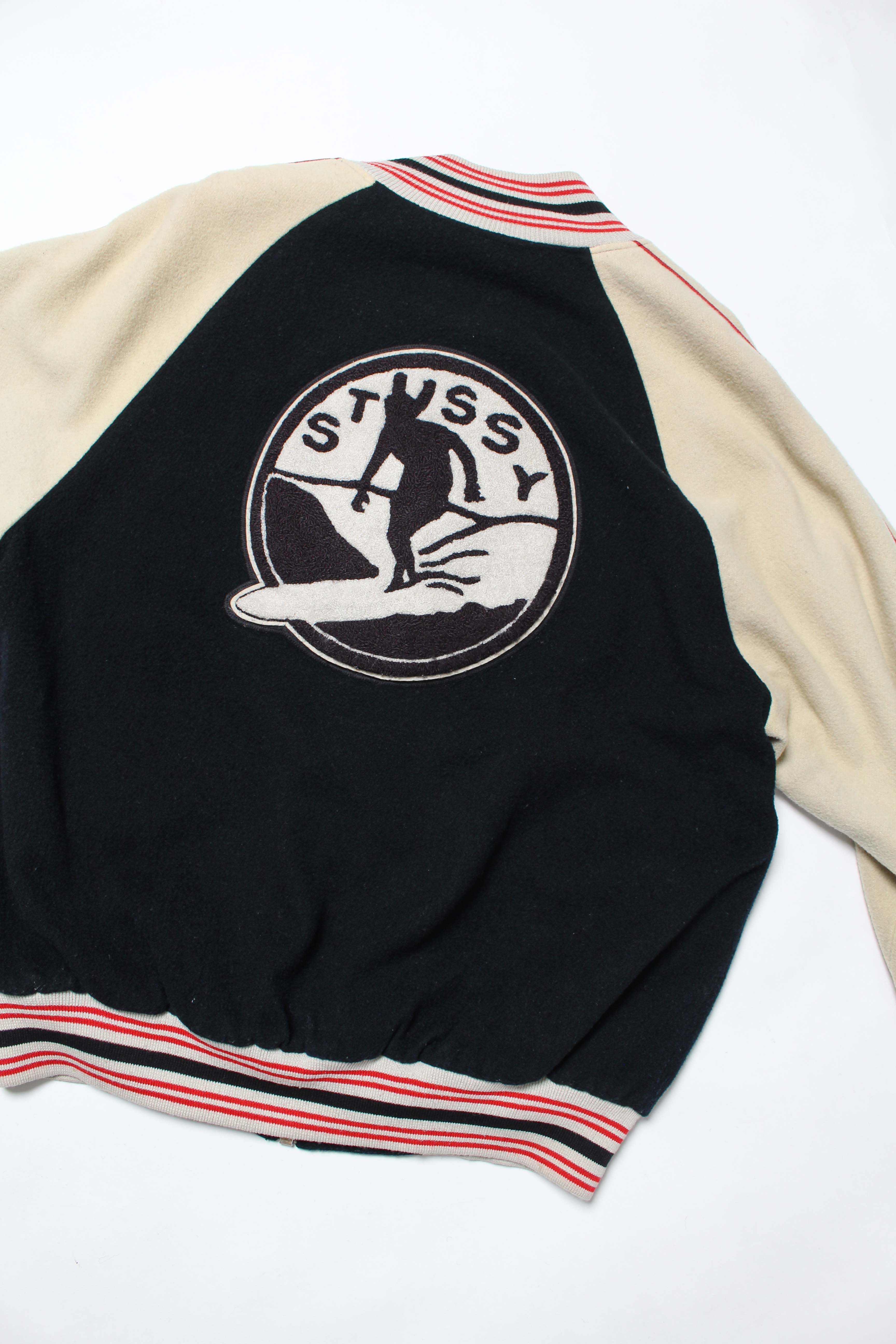 STUSSY SURF CLUB VARSITY JK 1991 – C30 - BOW WOW, RECOGNIZE 