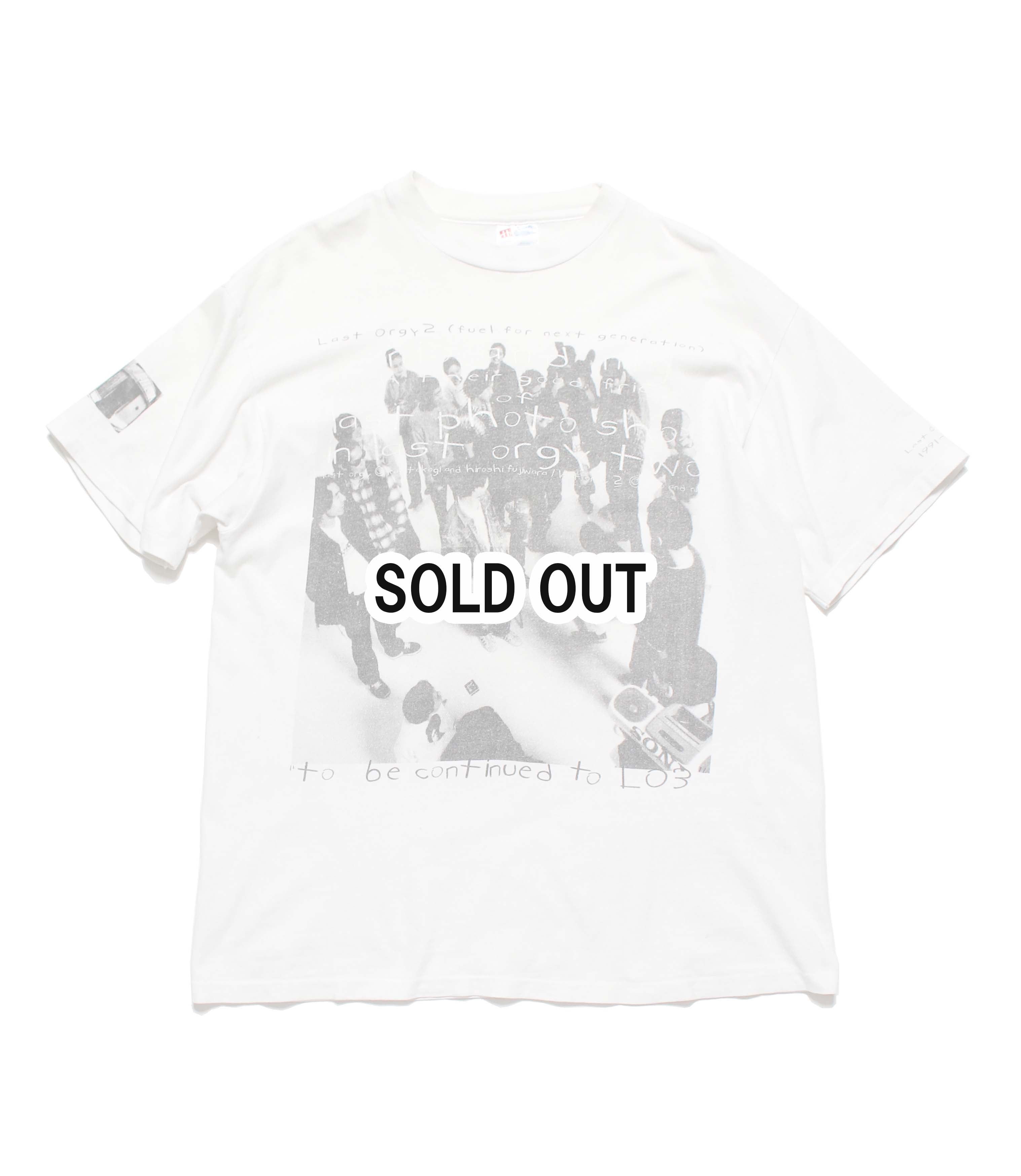 LAST ORGY2 ホワイト Tシャツ Mサイズ LAST ORGY2 ホワイト Tシャツ Mサイズ - メルカリ