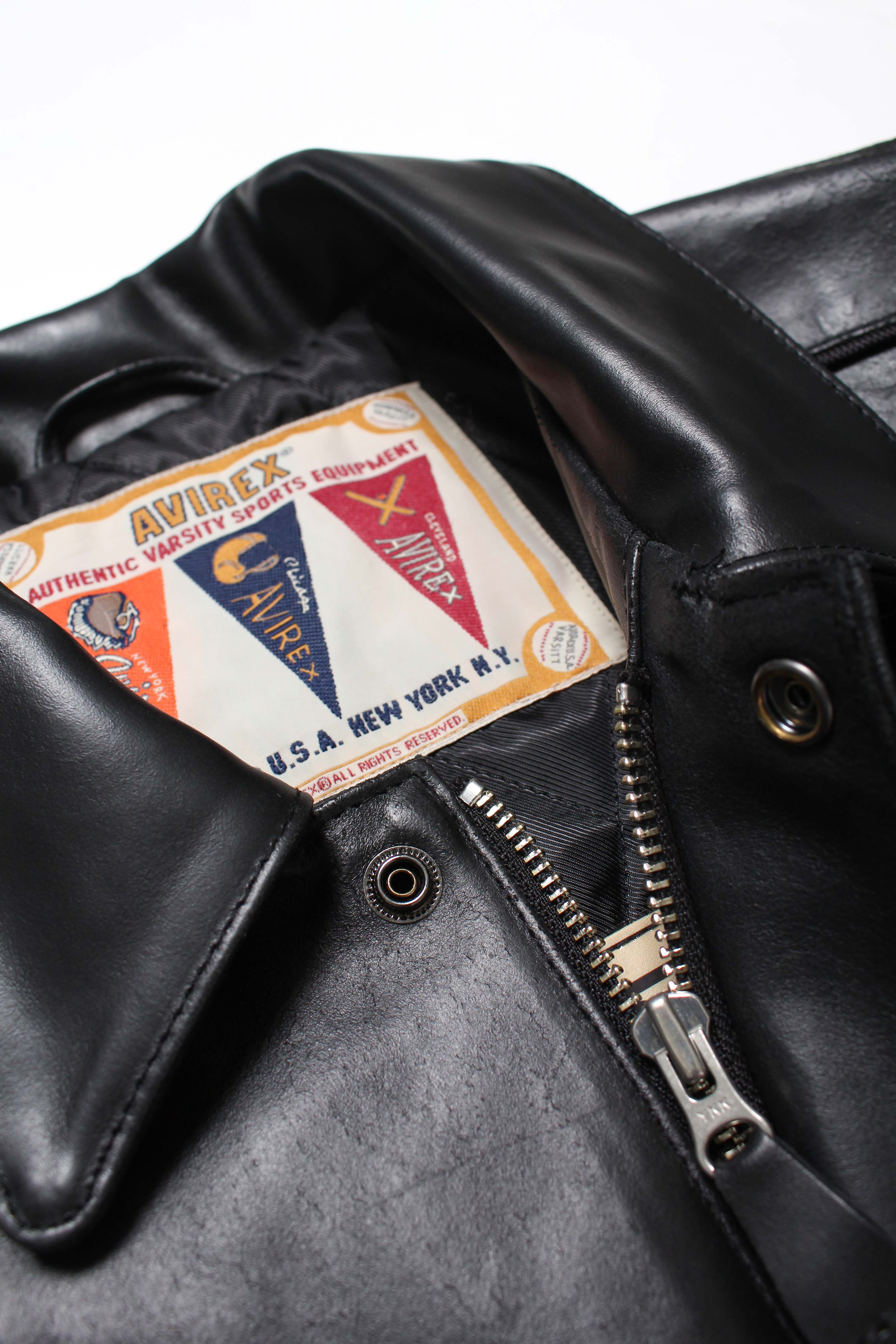 AVIREX×RECOGNIZE GOALERS JACKET VARSITY-