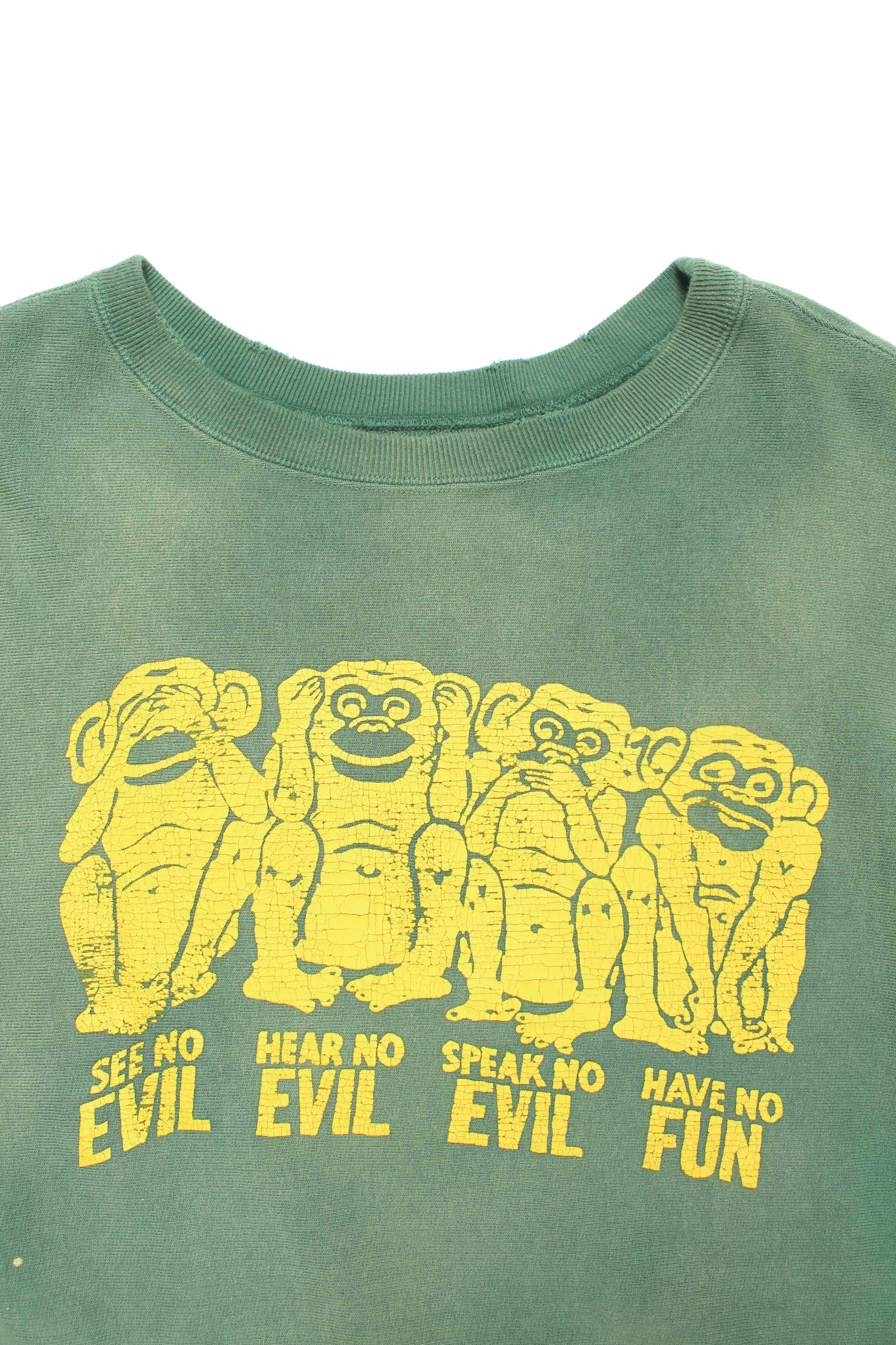 FOUR WISE MONKEYS SWEAT SHIRTS – C30 - BOW WOW, RECOGNIZE FLAGSHIP