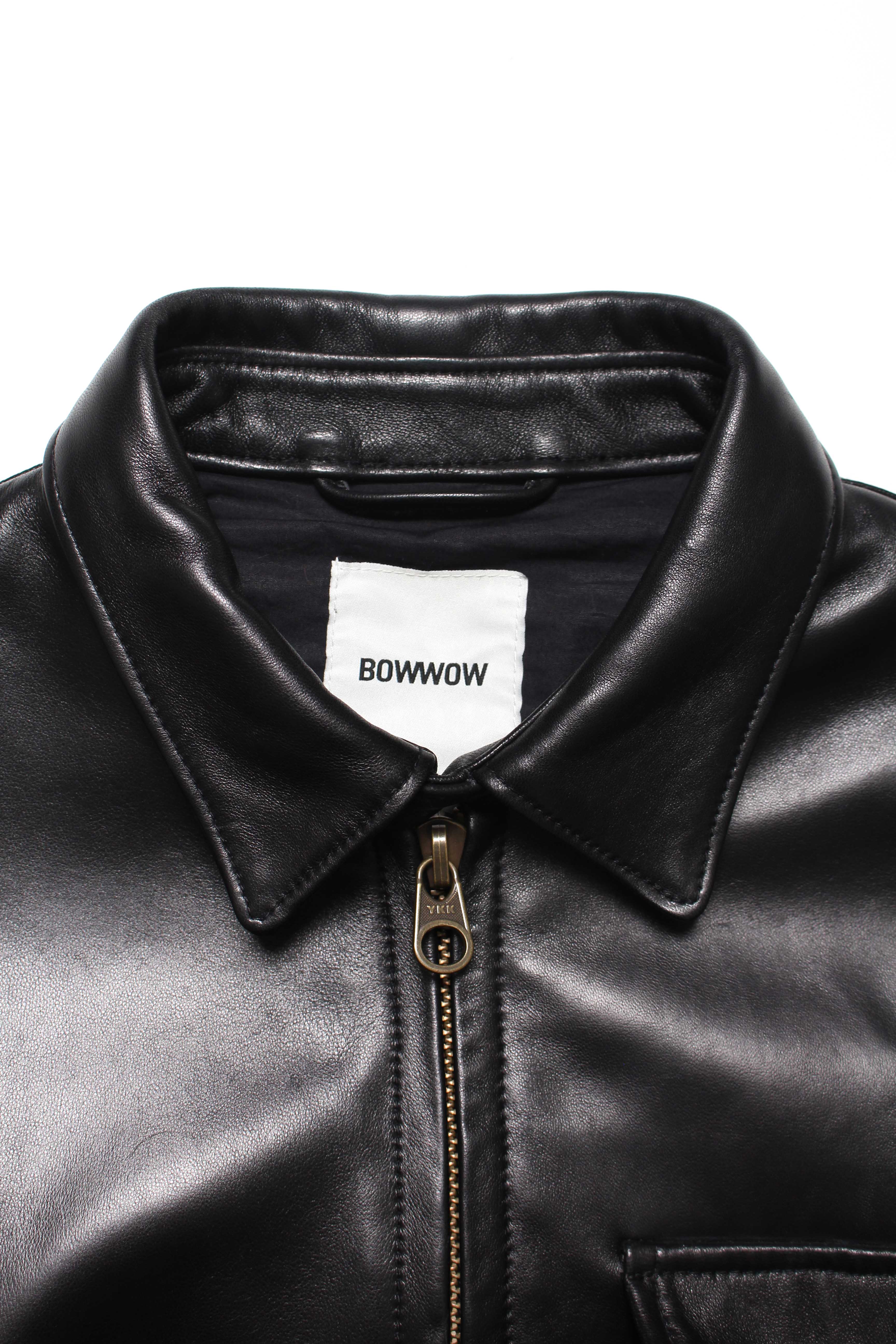 BOWWOW 「GAMES LEATHER HARRINGTON JACKET」 - レザージャケット