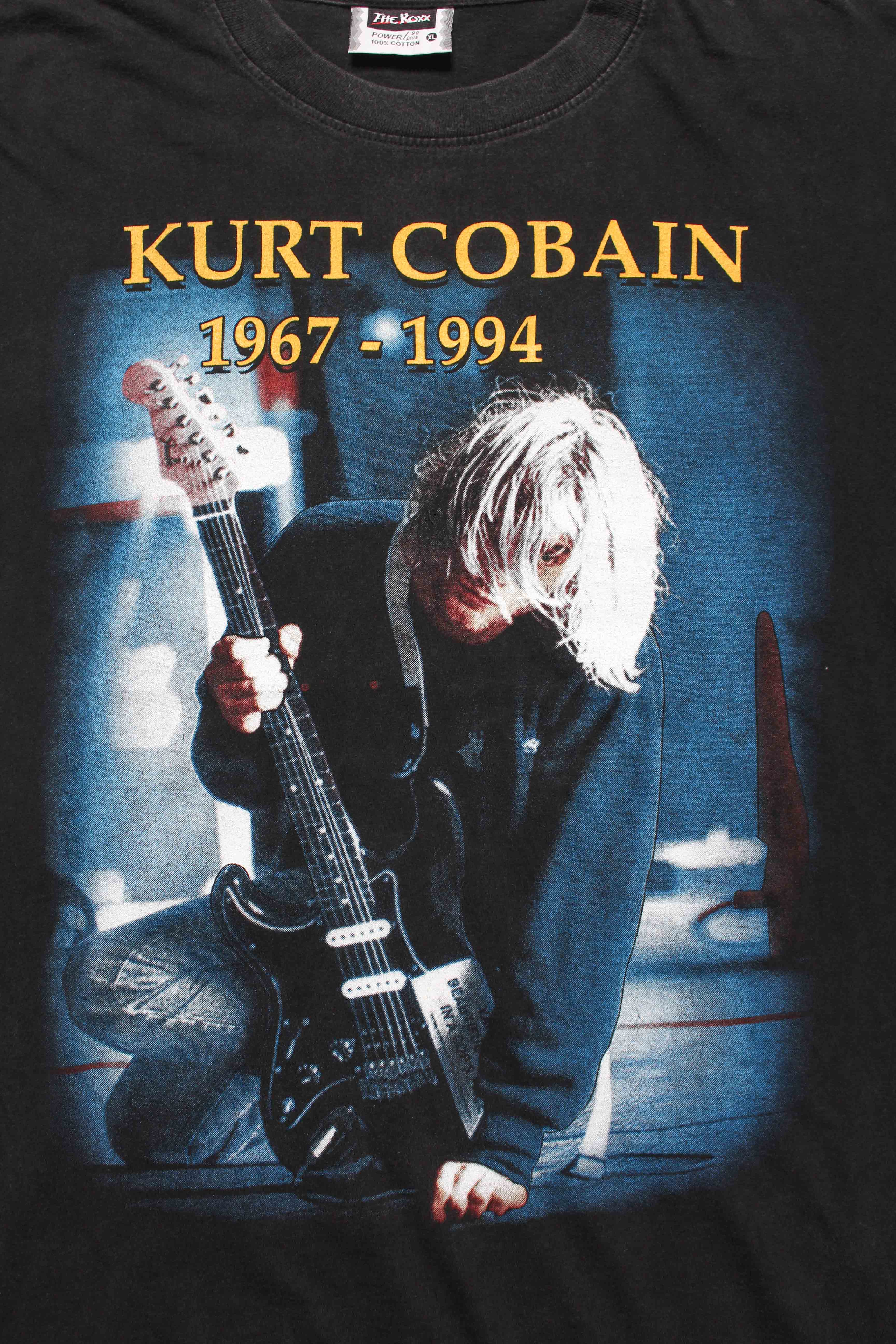 KURT COBAIN R.I.P TEE 90ss-